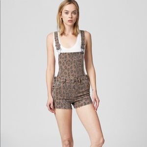 Cheetah short overalls NWT